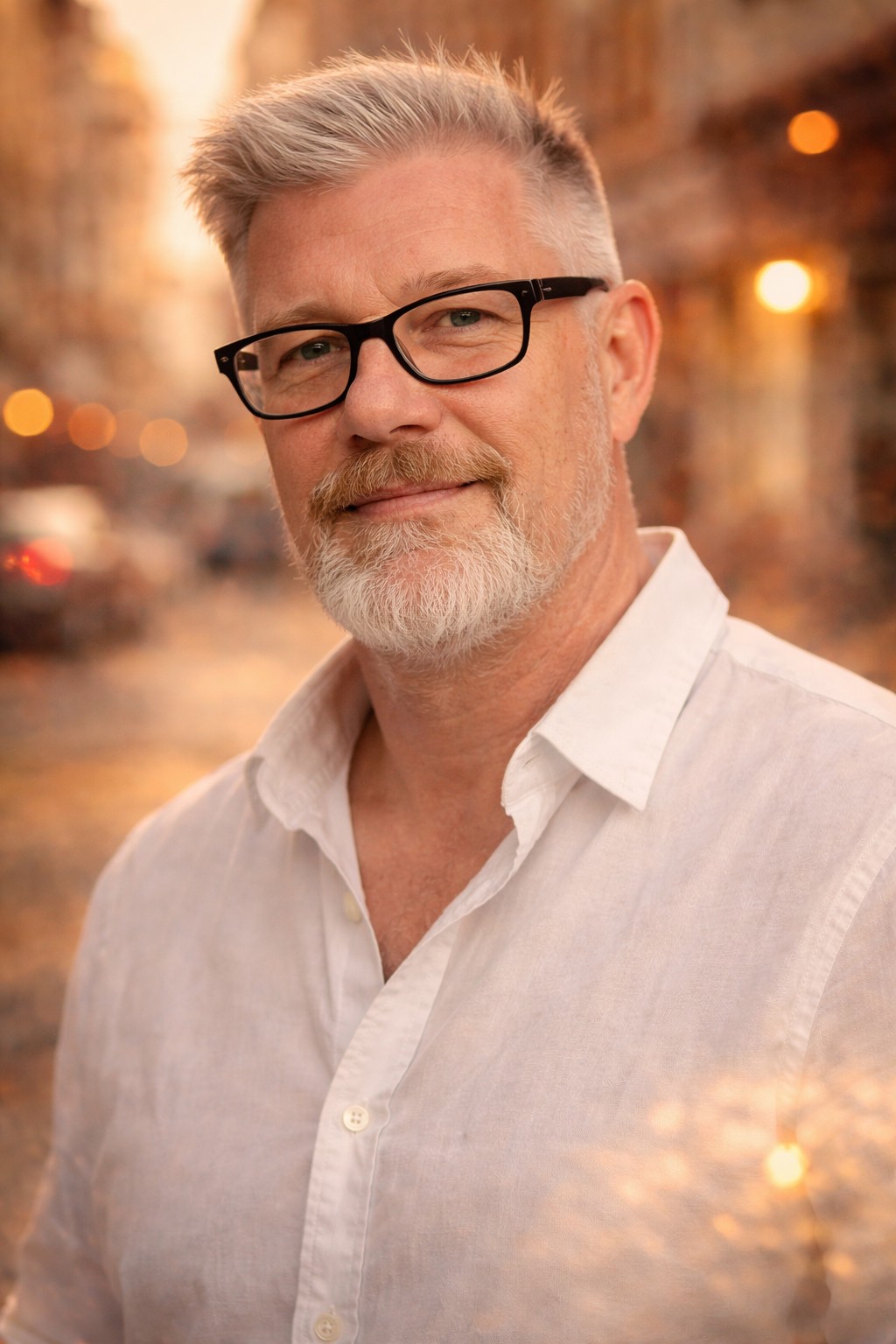 Founder's digital twin. Uses the real Nigel Casey likeness — do NOT generate a synthetic face. Portrait sourced from the founder's own photograph.